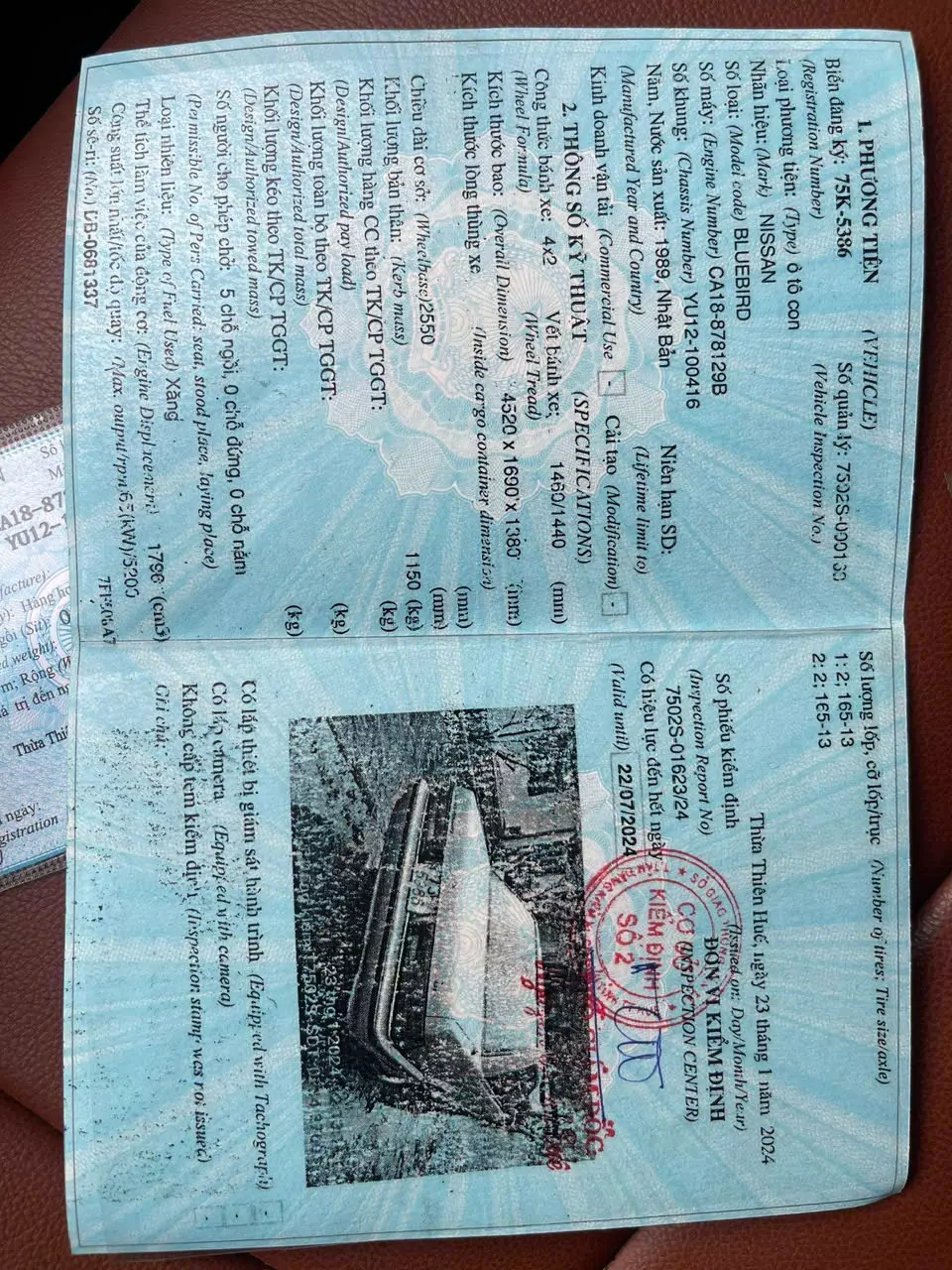 Bán xe Nissan Bluebird 1989, 35tr-7