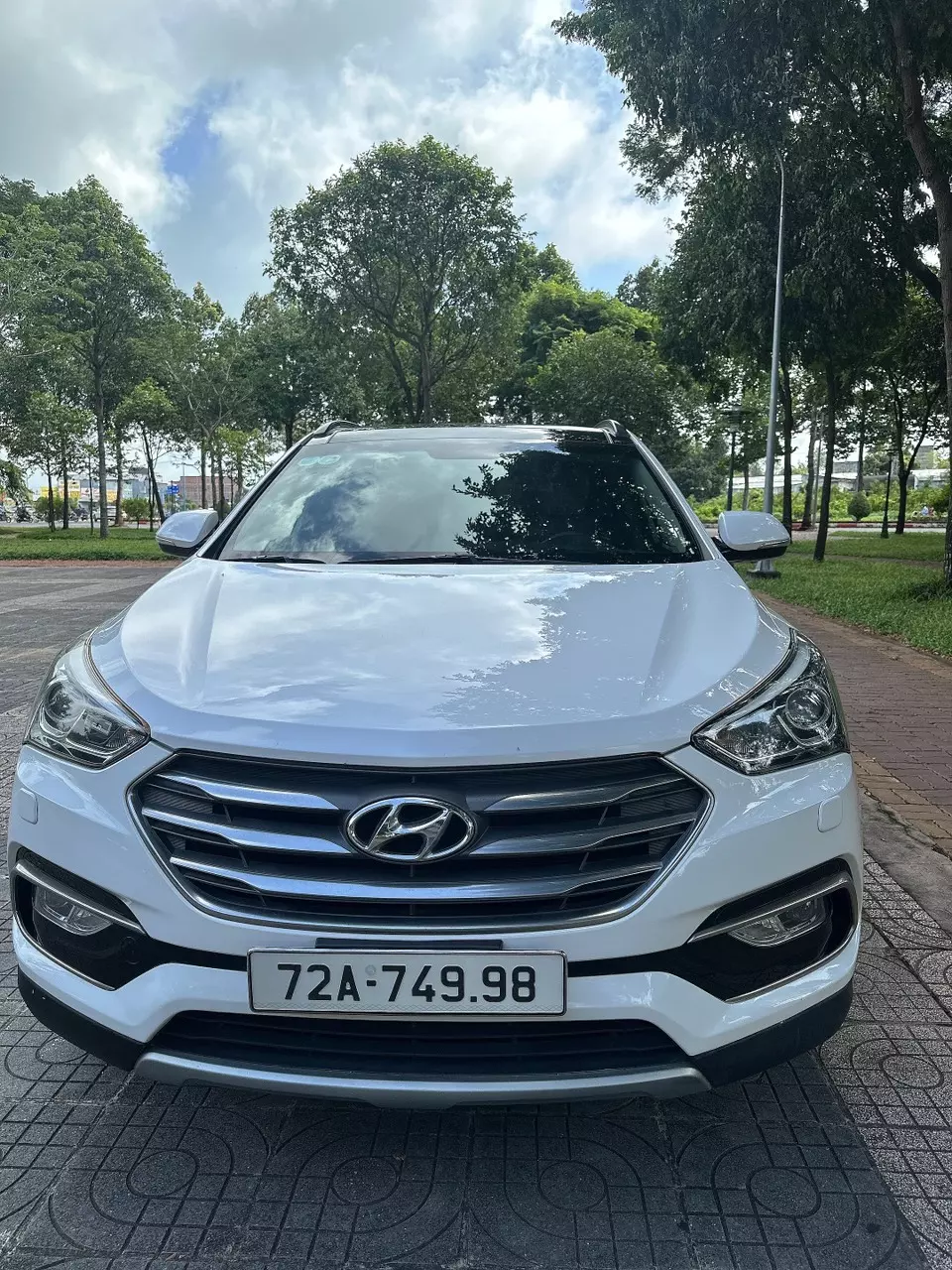 Chính chủ bán xe HUYNDAI SANTAFE sản xuất năm 2017-4