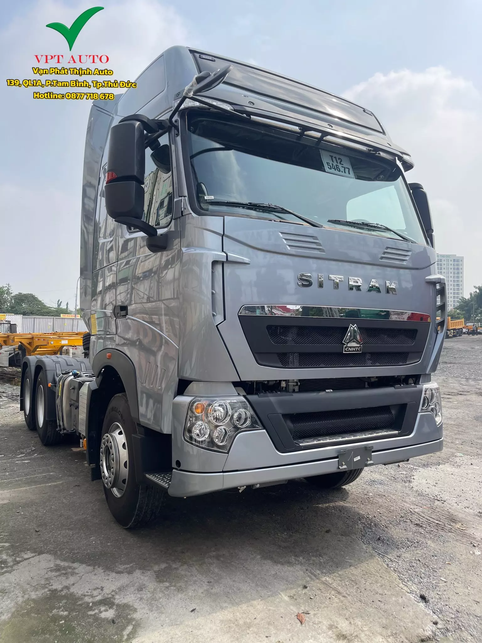 Bán Xe đầu kéo Howo Sitrak 430hp máy Weichai 2025, màu bạc, nhập khẩu nguyên chiếc -1