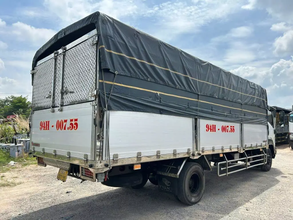 ISUZU FRR TẢI 6T3 THÙNG BẠT DÀI 6M7 Xe đẹp Zin.-0