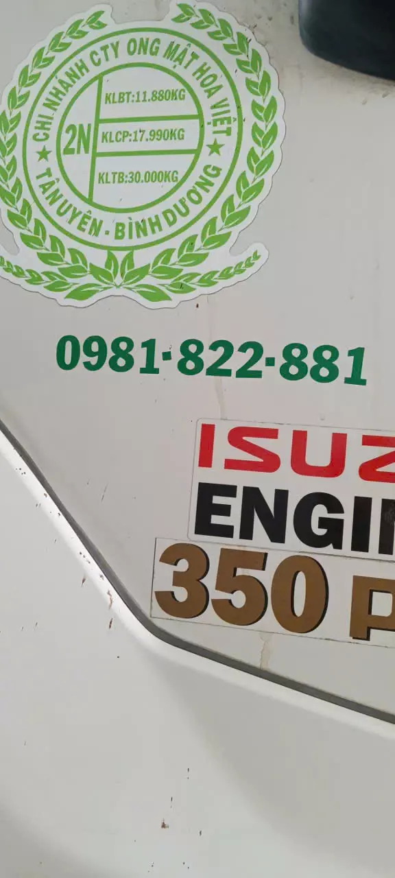 CHÍNH CHỦ BÁN XE TẢI 4 CHÂN – ISUZU 350PS – THÙNG MUI BẠT.-0