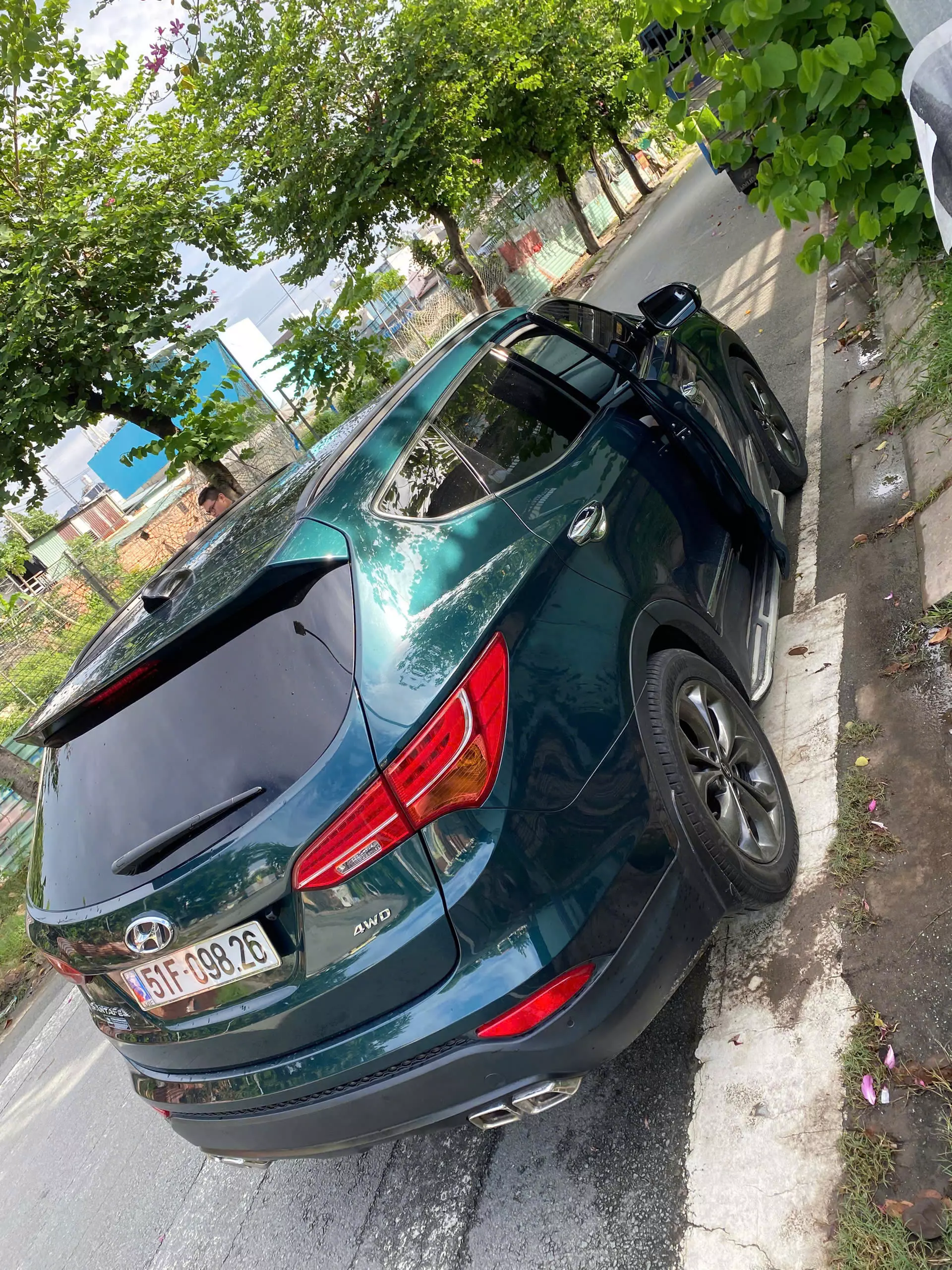 Hyundai Santafe 2014 bản full máy xăng 2 cầu, giá 480tr còn thương lượng-2