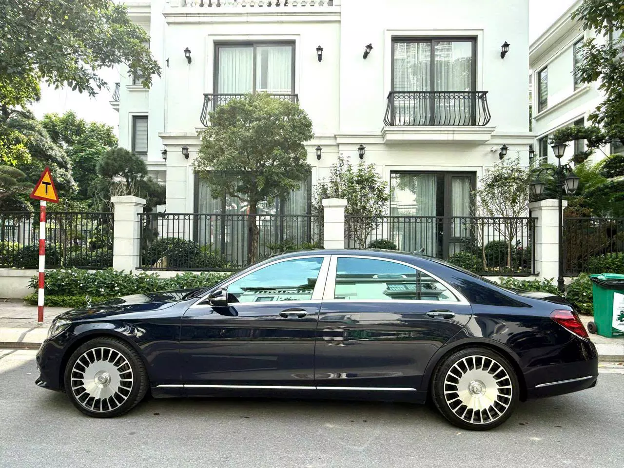 Hàng hiếm s450 L màu xanh cavansite nội thất kem sx 2017-0