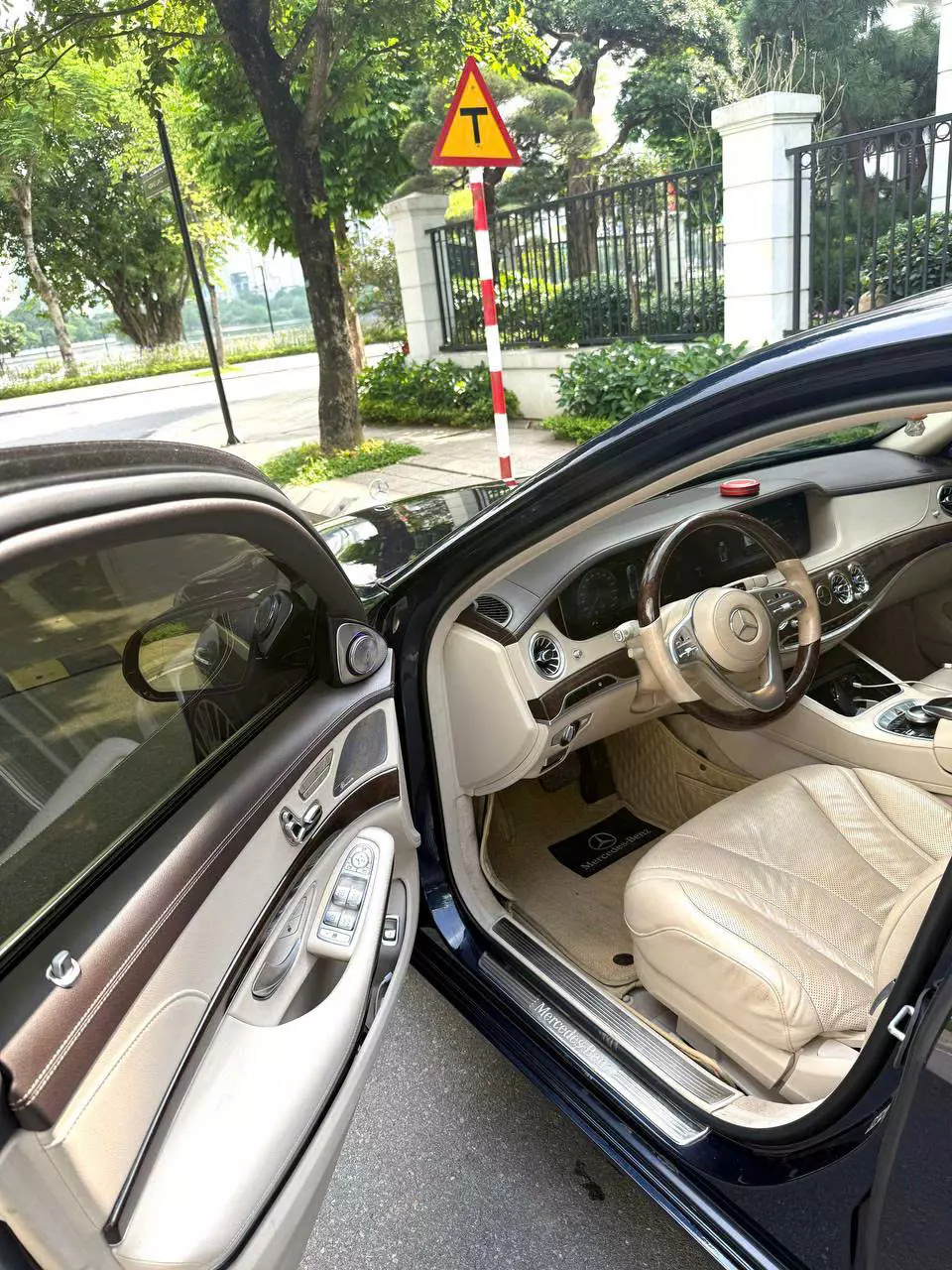 Hàng hiếm s450 L màu xanh cavansite nội thất kem sx 2017-2