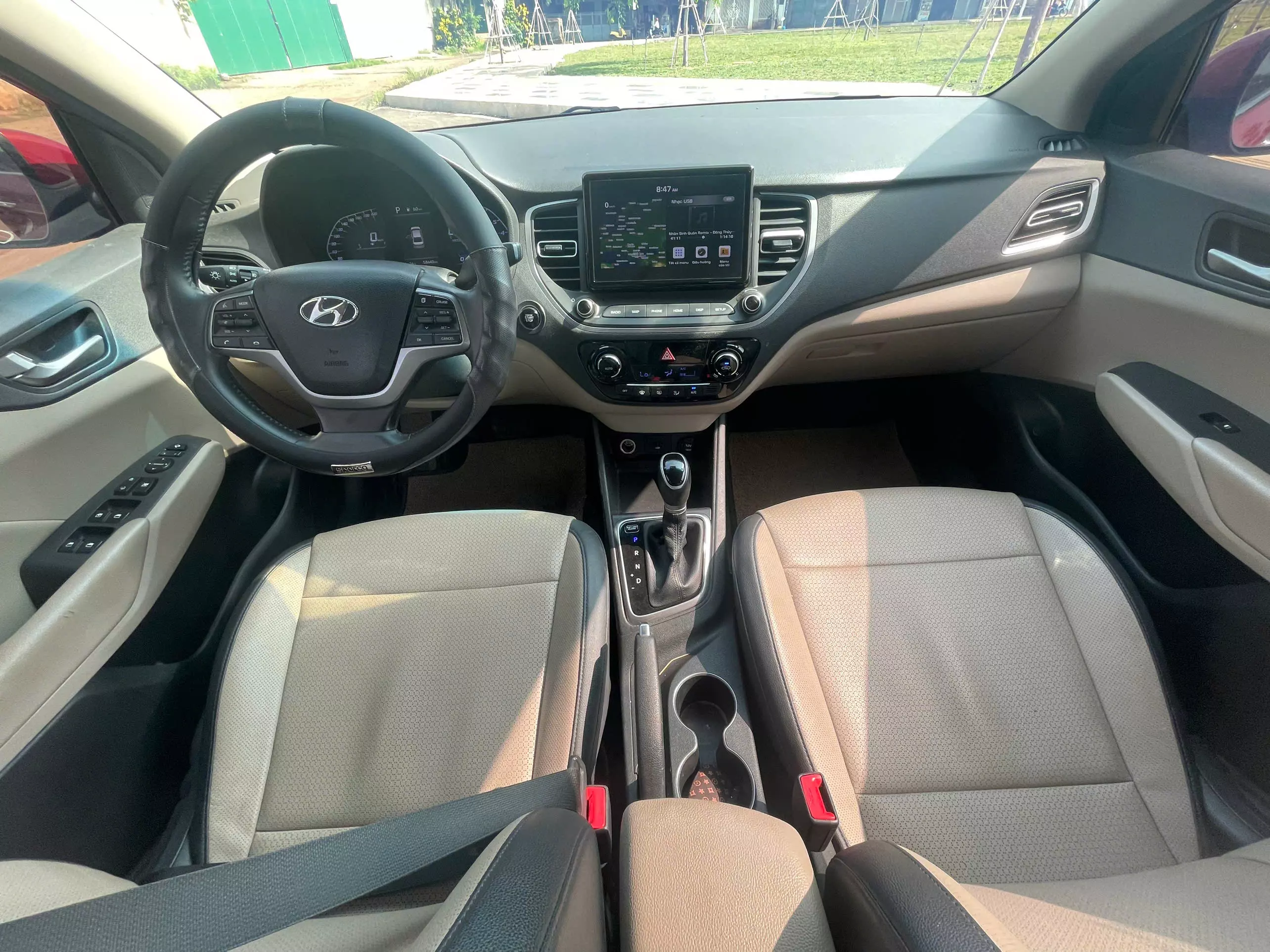  Cần bán Hyundai Accent 2021 ATH bản full cửa sổ trời xe 1 chủ từ đầu, odo 6 vạn km-4