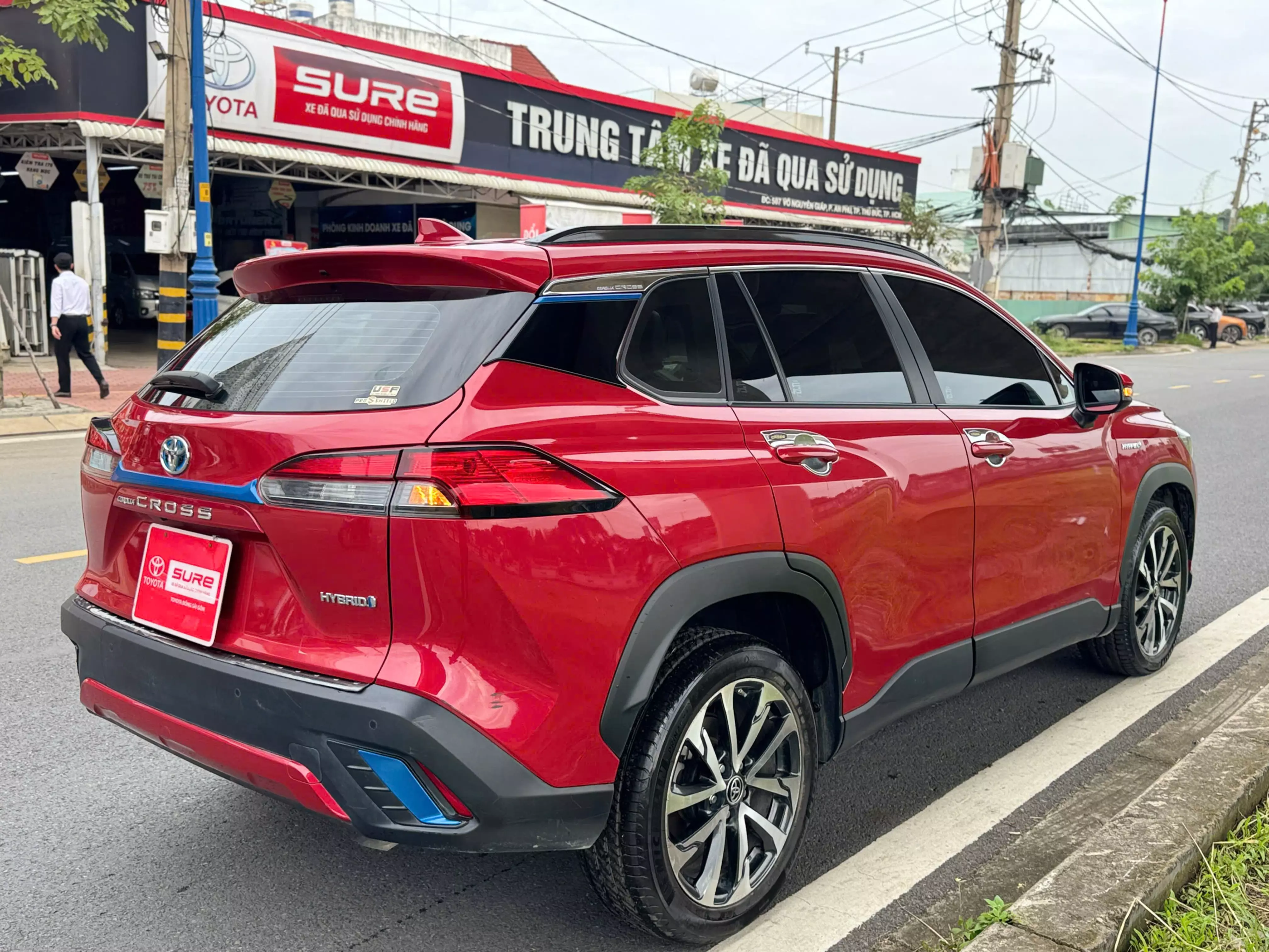 Cần bán gấp Toyota Corolla Cross Cross 1.8 HEV 2021, màu đỏ, nhập khẩu chính hãng-14