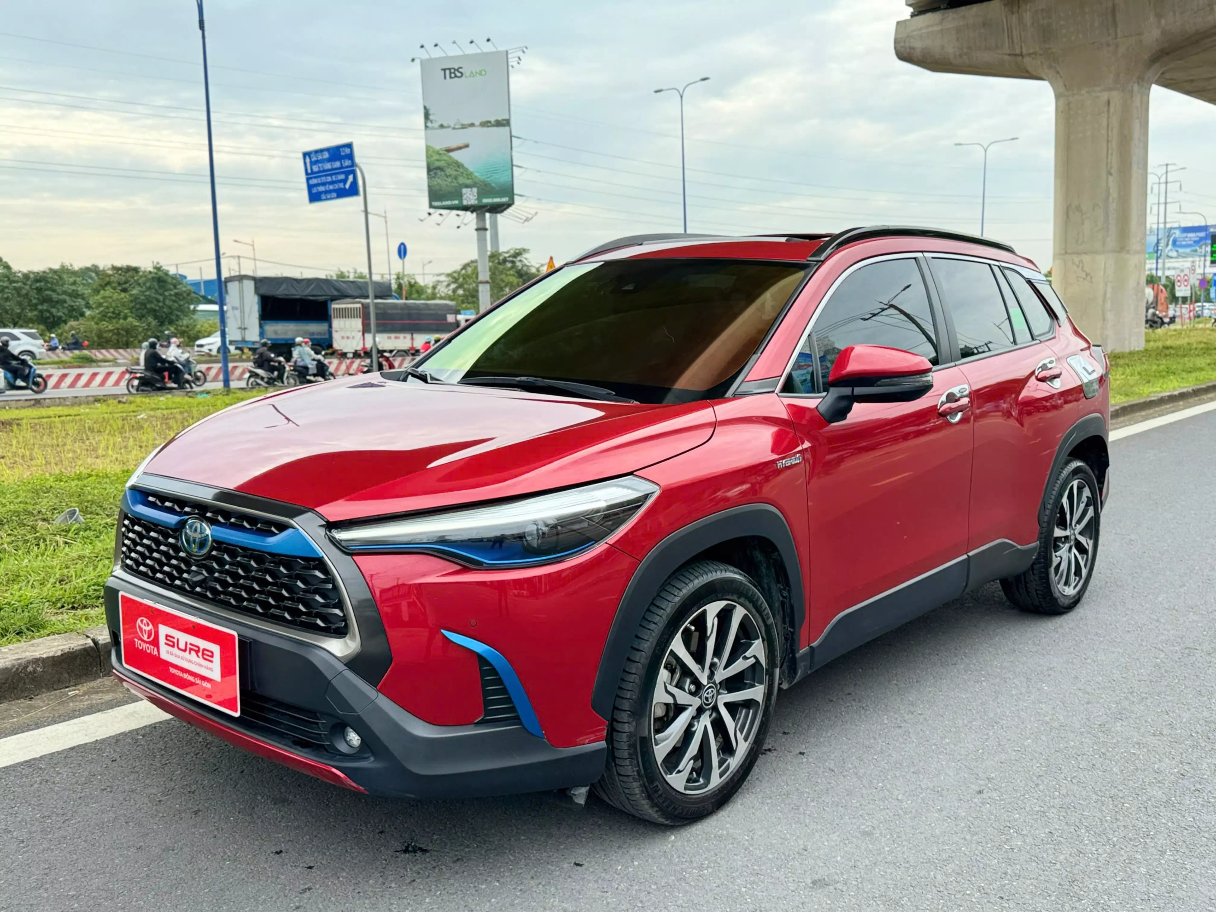 Cần bán gấp Toyota Corolla Cross Cross 1.8 HEV 2021, màu đỏ, nhập khẩu chính hãng-20