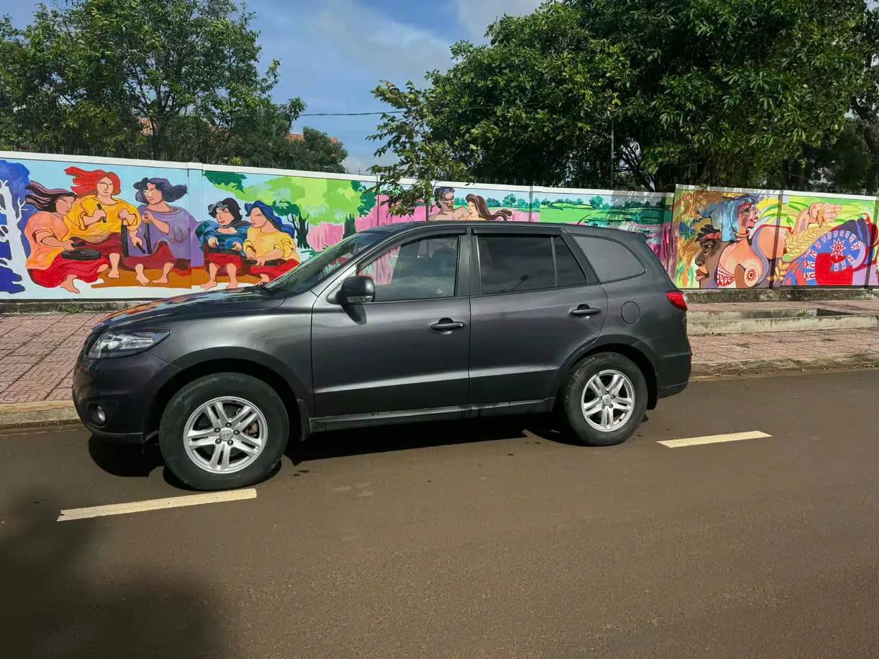  Santafe 2010 máy xăng 2.4 MT 5chỗ-3