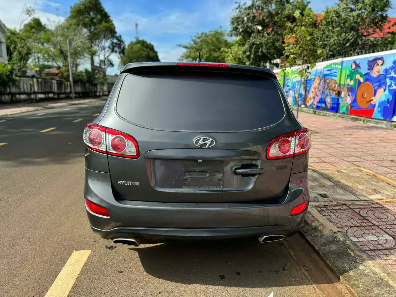  Santafe 2010 máy xăng 2.4 MT 5chỗ-2