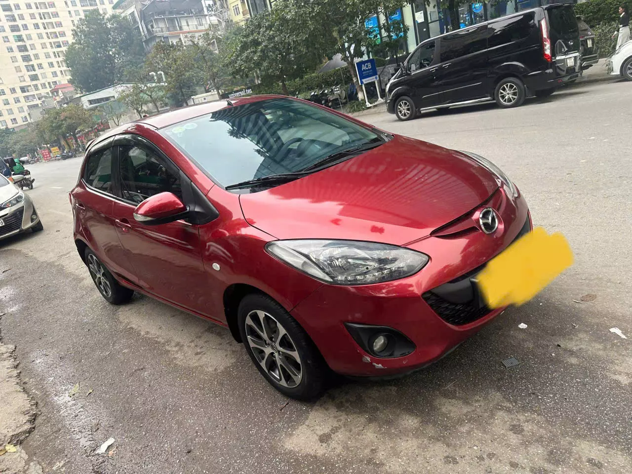 Bán Mazda 2 SX 2013 màu đỏ biển HN-0