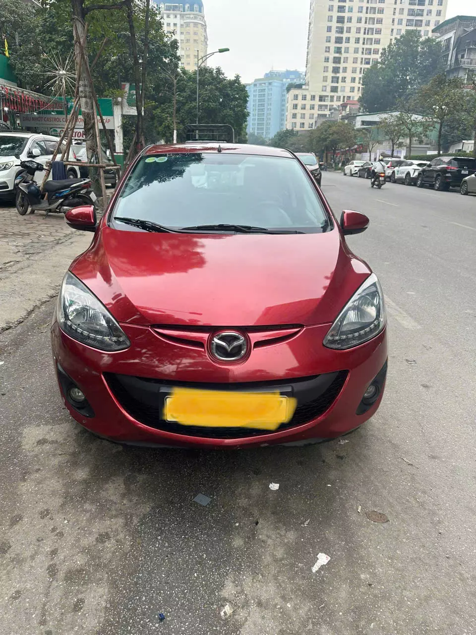 Bán Mazda 2 SX 2013 màu đỏ biển HN-2