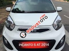 Bán Kia Picanto S AT sản xuất năm 2014, màu trắng  