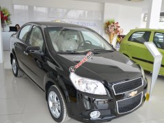 Bán Chevrolet Aveo 1.5LT màu đen, xe mới hỗ trợ ngân hàng 80%
