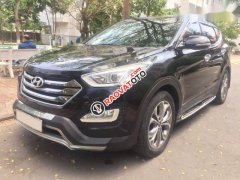 Bán xe Hyundai Santa Fe 2.4AT năm 2014, màu đen, nhập khẩu