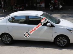 Bán Mitsubishi Attrage CVT năm sản xuất 2015, màu trắng chính chủ, 430tr