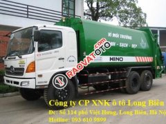 Bán xe cuốn ép rác Hino FM8JNSA 10-11 tấn 20-22m3 – 2017