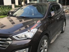 Bán Hyundai Santa Fe CRDI năm 2014, màu nâu, xe nhập