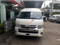 Bán xe Toyota Hiace Diesel đời 2018, màu trắng và bạc, nhập khẩu giao ngay
