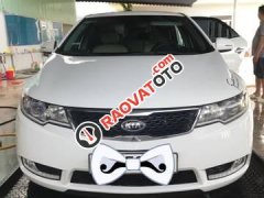 Bán xe Kia Forte 1.6 AT sản xuất 2012, màu trắng xe gia đình