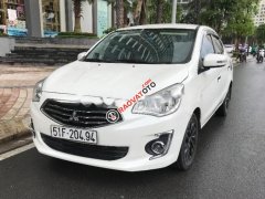 Bán Mitsubishi Attrage CVT sản xuất 2015, màu trắng, nhập khẩu