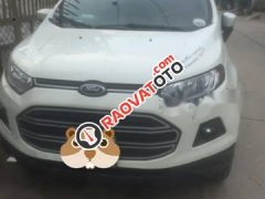 Cần bán lại xe Ford EcoSport 1.5 MT 2016, màu trắng, còn bảo hành tại hãng