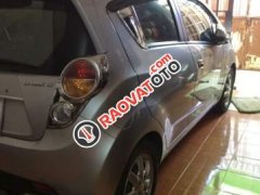 Bán Chevrolet Spark 1.2 LT đời 2012, màu bạc giá cạnh tranh