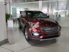 Bán gấp Hyundai Santa Fe 2.2L 4WD đời 2017, màu đỏ giá tốt