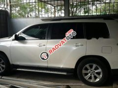 Bán Toyota Highlander SE đời 2011, màu trắng, nhập khẩu nguyên chiếc ít sử dụng