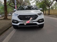 Bán xe Hyundai Santa Fe đặc biệt full option, sản xuất năm 2017, màu trắng