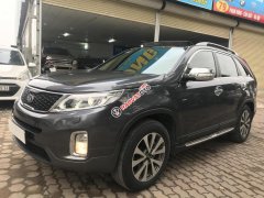 Bán xe Kia Sorento 2014, máy dầu, màu xám, biển Hà Nội