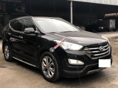 Bán Hyundai Santa Fe 2.4AT, 4WD Full xăng, màu đen, đời 2015, biển SG