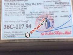 Cần bán Thaco Towner 950A 2015, màu trắng chính chủ