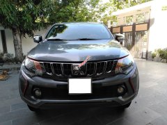 Cần bán xe Mitsubishi Triton 2017 số tự động, máy dầu màu xám, biển thành phố