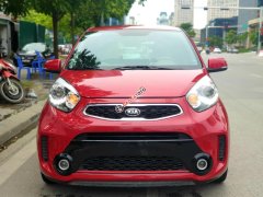 Bán Kia Morning 1.25AT năm 2017, màu đỏ 