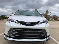 Toyota Sienna Platinum Hybrid 2021, màu trắng, nội thất nâu, bản 1 cầu full kịch đồ