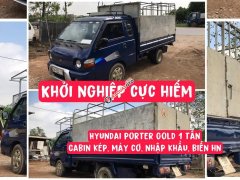 Hiếm Hyundai Porter Gold nhập khẩu 1 tấn Cabin kép Máy cơ biển Hà Nội