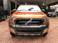 Bán Ford Ranger Wildtrak 3.2L 4x4 AT đời 2017, màu vàng 