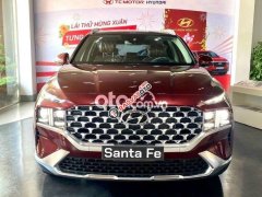 Bán Hyundai Santa Fe AT năm 2021, màu đỏ
