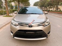 Xe Toyota Vios 1.5G đời 2015, màu vàng còn mới, 398 triệu