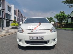 Bán Mitsubishi Mirage 1.2 CVT năm sản xuất 2015, màu trắng, nhập khẩu nguyên chiếc