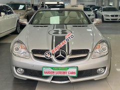 Cần bán gấp Mercedes SLK 350 AMG sản xuất 2009, màu bạc, nhập khẩu nguyên chiếc số tự động