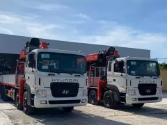 Hyundai HD320 Cẩu 12 tấn 2025, màu trắng, nhập khẩu chính hãng