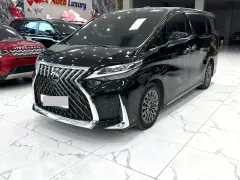 Bán xe Lexus LM350 sản xuất năm 2021 màu đen nội thất kem, xe nhập chính hãng từ đầu,