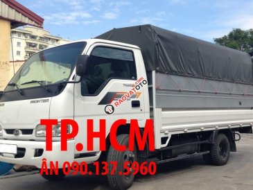 TP. HCM bán Thaco Kia K165S đời 2017, màu trắng, thùng mui bạt inox 430