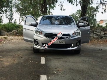 Cần bán Mitsubishi Attrage CVT 2017, màu bạc, nhập khẩu nguyên chiếc, giá 440tr