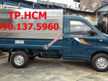 TP. HCM bán Thaco Towner 950A năm mới, nhập khẩu chính hãng mui bạt inox 430