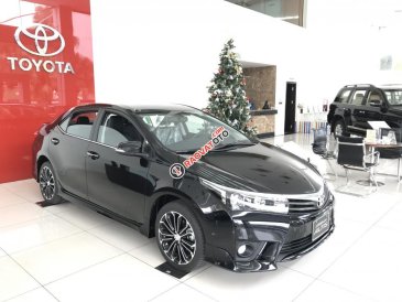 Cần bán xe Toyota Corolla Altis 2.0V CVT-i đời 2018 full options, màu đen, giá tốt, hỗ trợ trả góp 90%, giao xe ngay