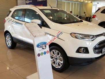 Bán Ford Ecosport Titanium 2017 màu trắng - xe mới 100% - đủ màu giao xe ngay: Giá 580tr