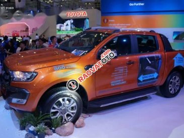 Cần bán xe Ford Ranger Widtrak 3.2L sản xuất 2017, màu nâu vàng