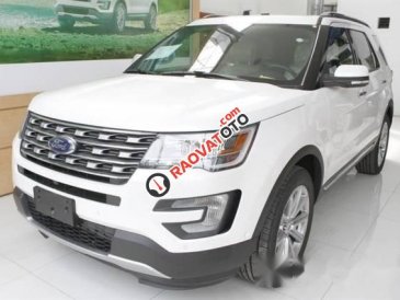 Bán Ford Explorer 2.3L Ecoboost đời 2017, màu trắng, xe nhập